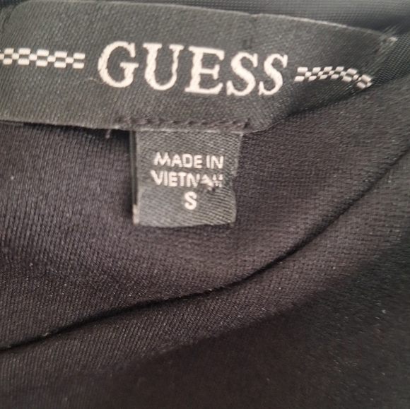 Guess Elegant Black Side Cut-Out Bodycon Women's Mini Dress Size S NWOT - Picture 8 of 9